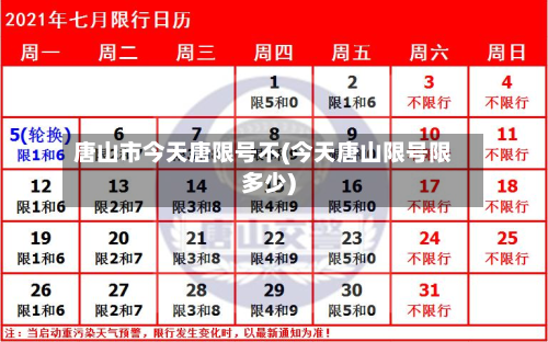 唐山市今天唐限号不(今天唐山限号限多少)-第1张图片