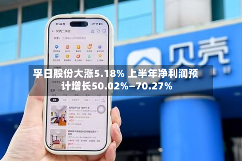 孚日股份大涨5.18% 上半年净利润预计增长50.02%—70.27%-第1张图片