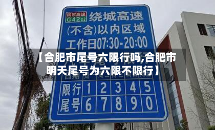 【合肥市尾号六限行吗,合肥市明天尾号为六限不限行】-第1张图片