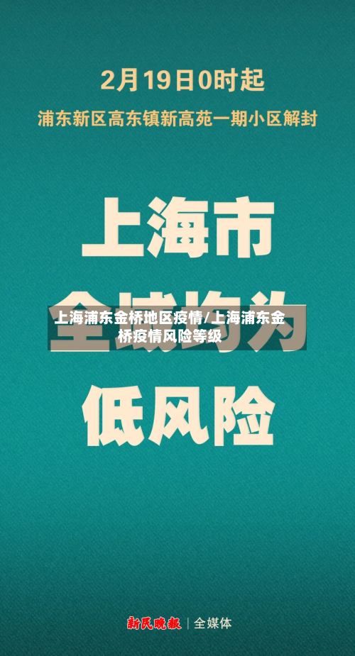上海浦东金桥地区疫情/上海浦东金桥疫情风险等级-第1张图片