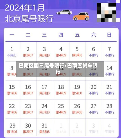 巴南区国三尾号限行/巴南区货车限行-第1张图片