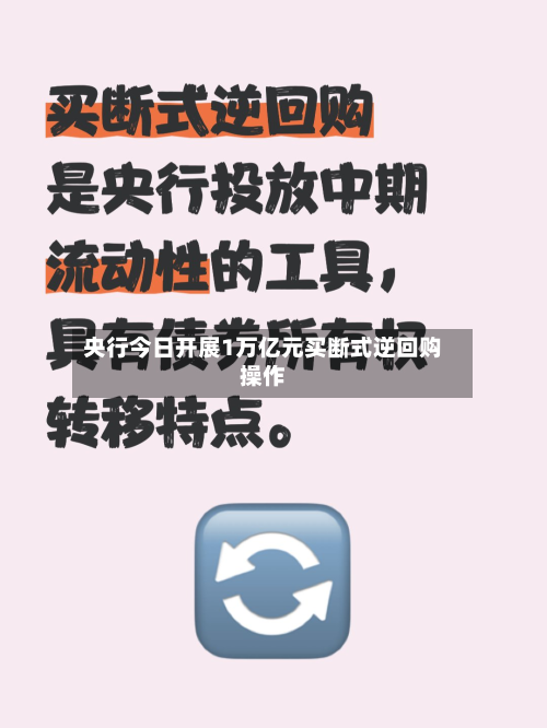 央行今日开展1万亿元买断式逆回购操作-第1张图片