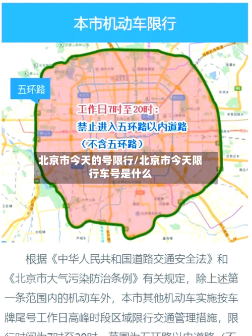 北京市今天的号限行/北京市今天限行车号是什么-第1张图片