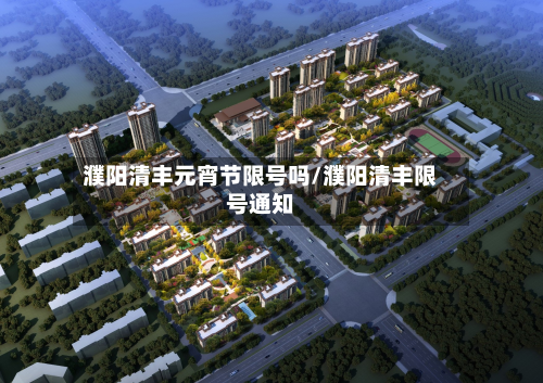 濮阳清丰元宵节限号吗/濮阳清丰限号通知-第1张图片
