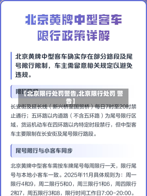 【北京限行处罚警告,北京限行处罚 警告】-第1张图片