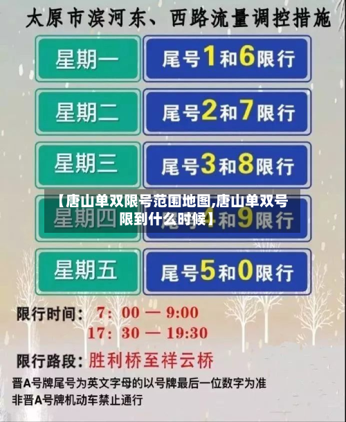 【唐山单双限号范围地图,唐山单双号限到什么时候】-第1张图片
