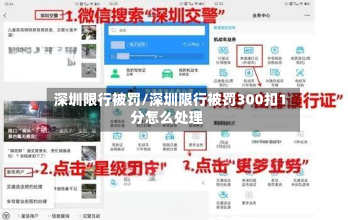 深圳限行被罚/深圳限行被罚300扣1分怎么处理-第1张图片