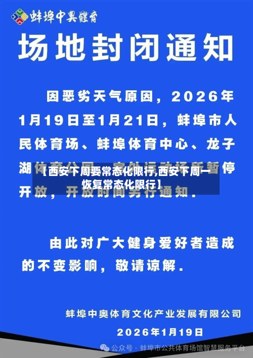 【西安下周要常态化限行,西安下周一恢复常态化限行】-第1张图片