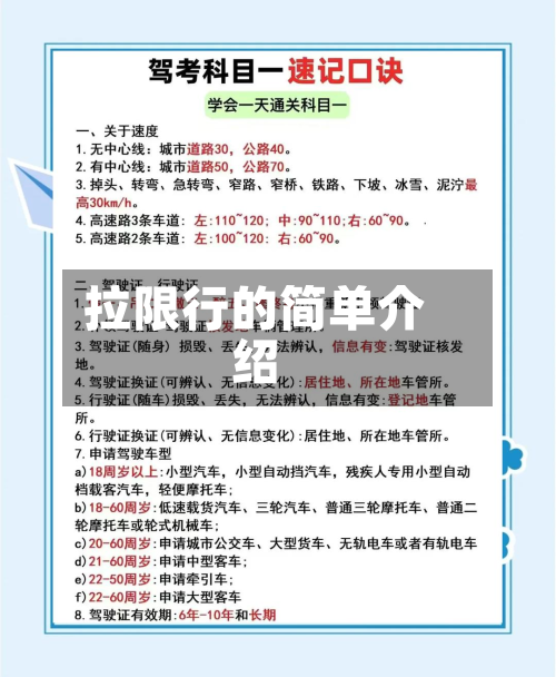 拉限行的简单介绍-第1张图片