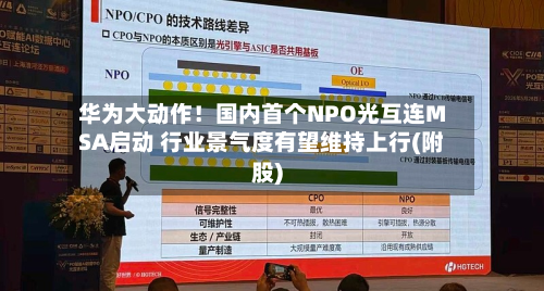 华为大动作!国内首个NPO光互连MSA启动 行业景气度有望维持上行(附股)-第1张图片