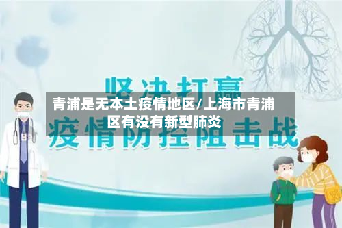青浦是无本土疫情地区/上海市青浦区有没有新型肺炎-第1张图片