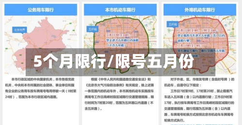 5个月限行/限号五月份-第1张图片