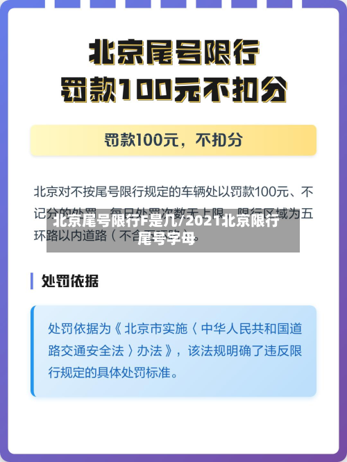 北京尾号限行F是几/2021北京限行尾号字母-第1张图片