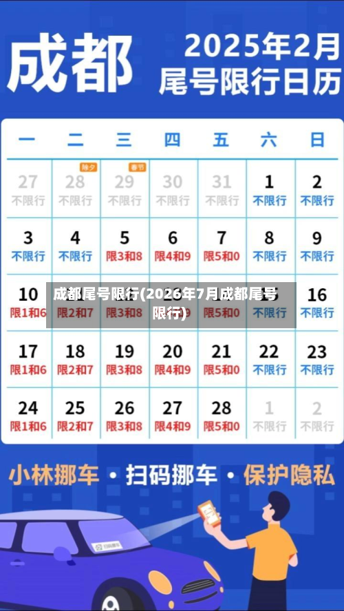 成都尾号限行(2026年7月成都尾号限行)-第1张图片