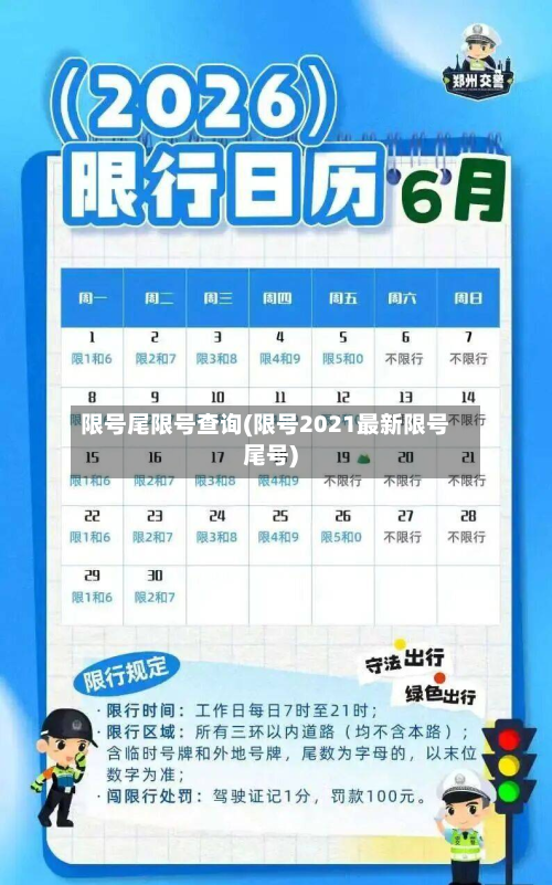限号尾限号查询(限号2021最新限号尾号)-第1张图片