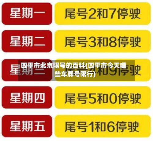 四平市北京限号的百科(四平市今天哪些车牌号限行)-第1张图片