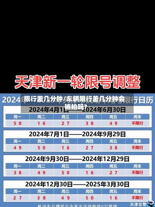 限行差几分钟/车辆限行差几分钟会被拍吗?-第1张图片