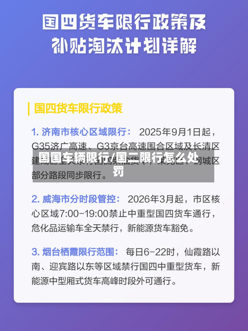 国国车辆限行/国二限行怎么处罚-第1张图片