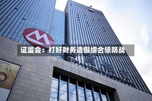 证监会:打好财务造假综合惩防战-第1张图片