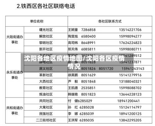 沈阳各地区疫情地图/沈阳各区疫情情况-第1张图片