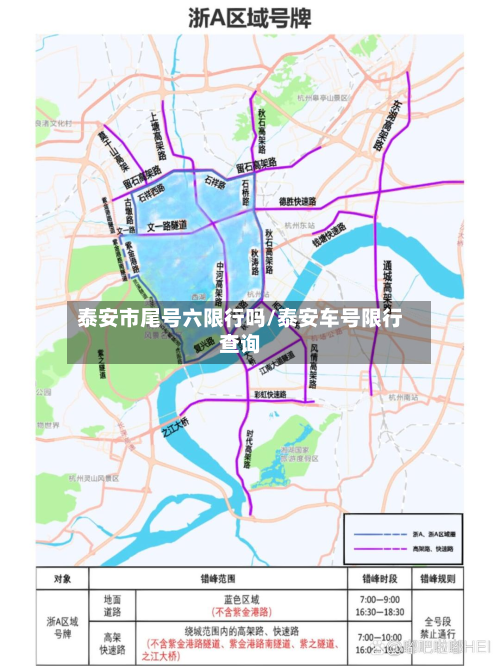 泰安市尾号六限行吗/泰安车号限行查询-第1张图片