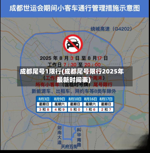 成都尾号1限行(成都尾号限行2025年最新时间表)-第1张图片
