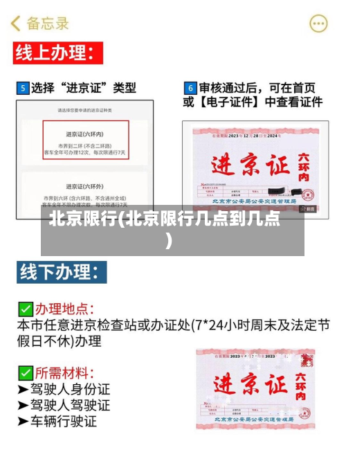北京限行(北京限行几点到几点)-第1张图片
