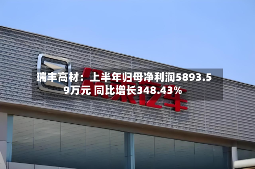 瑞丰高材:上半年归母净利润5893.59万元 同比增长348.43%-第2张图片
