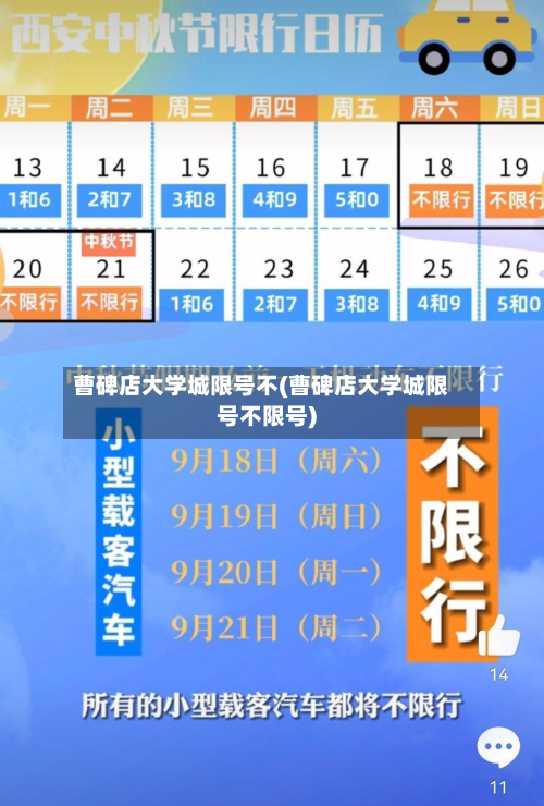 曹碑店大学城限号不(曹碑店大学城限号不限号)-第1张图片