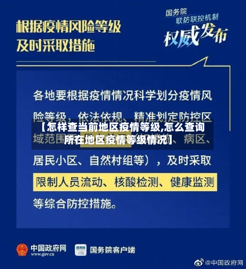 【怎样查当前地区疫情等级,怎么查询所在地区疫情等级情况】-第1张图片
