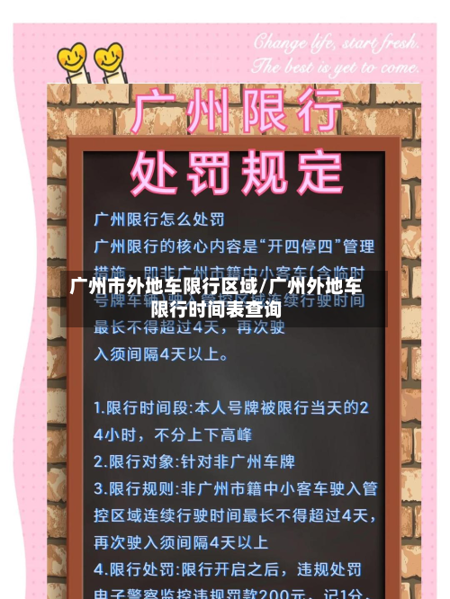广州市外地车限行区域/广州外地车限行时间表查询-第1张图片
