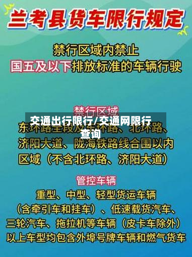 交通出行限行/交通网限行查询-第1张图片