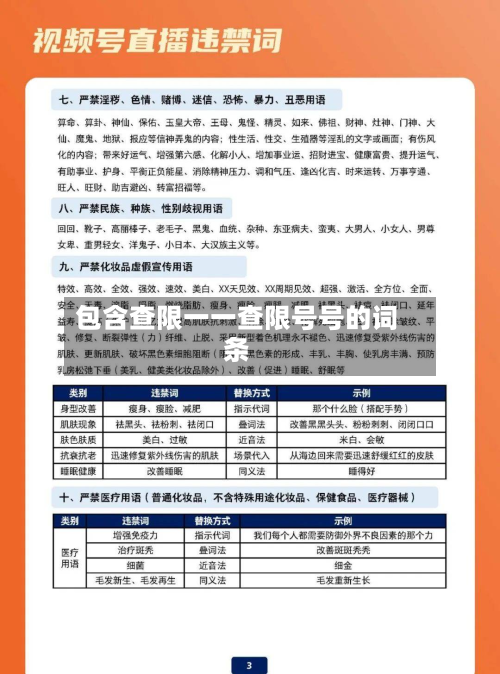 包含查限一一查限号号的词条-第1张图片