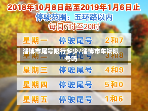 淄博市尾号限行多少/淄博市车辆限号吗-第1张图片