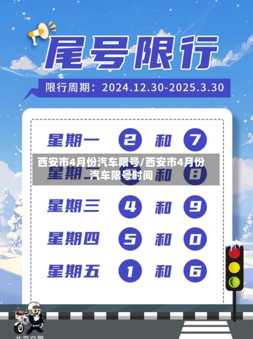 西安市4月份汽车限号/西安市4月份汽车限号时间-第1张图片