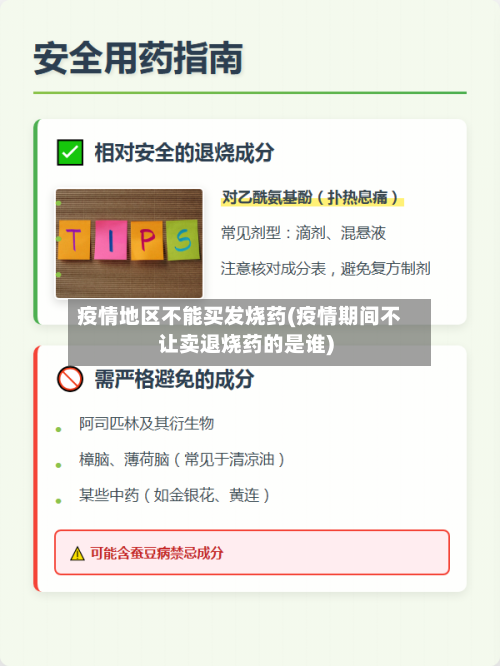疫情地区不能买发烧药(疫情期间不让卖退烧药的是谁)-第1张图片