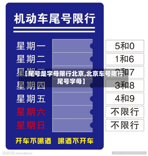 【尾号是字母限行北京,北京车号限行尾号字母】-第1张图片