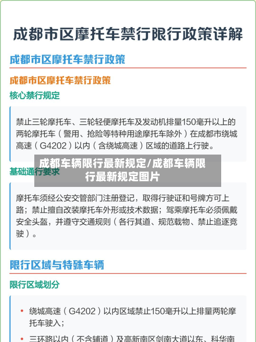 成都车辆限行最新规定/成都车辆限行最新规定图片-第1张图片