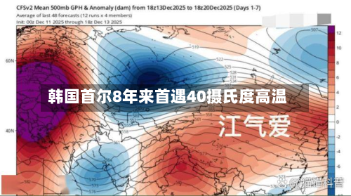 韩国首尔8年来首遇40摄氏度高温-第1张图片
