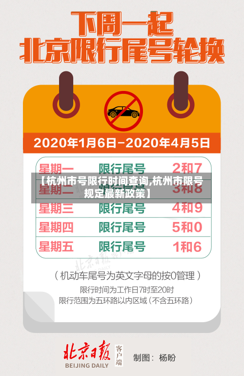 【杭州市号限行时间查询,杭州市限号规定最新政策】-第1张图片