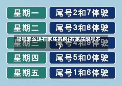 限号怎么进石家庄市区(石家庄限号不)-第1张图片