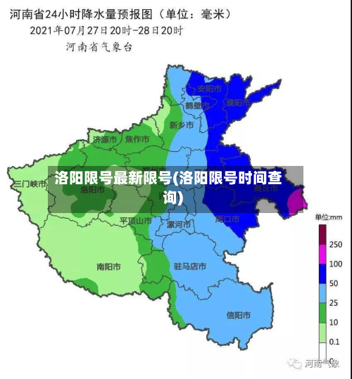 洛阳限号最新限号(洛阳限号时间查询)-第1张图片