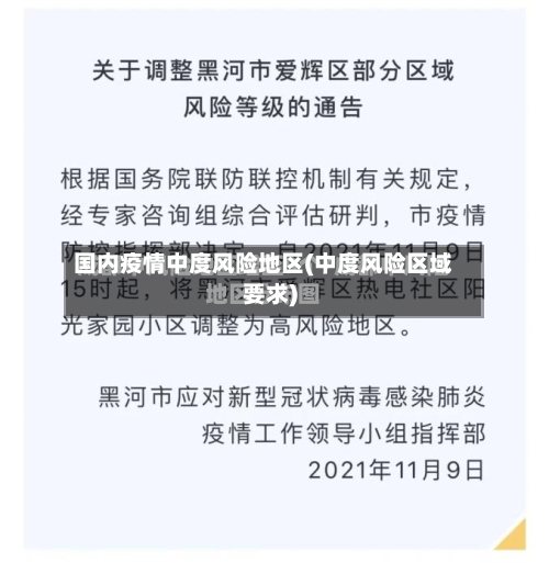 国内疫情中度风险地区(中度风险区域要求)-第1张图片