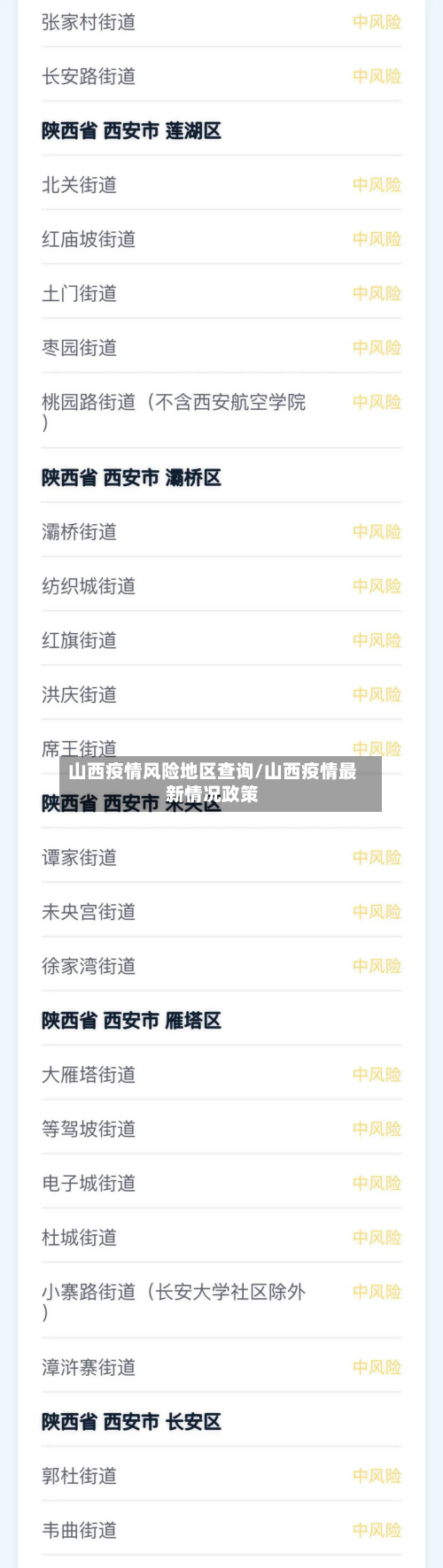 山西疫情风险地区查询/山西疫情最新情况政策-第1张图片