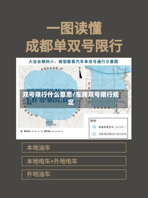双号限行什么意思/车牌双号限行规定-第1张图片