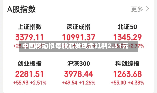中国移动拟每股派发现金红利2.51元-第1张图片