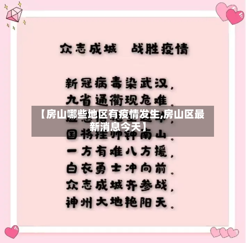 【房山哪些地区有疫情发生,房山区最新消息今天】-第1张图片
