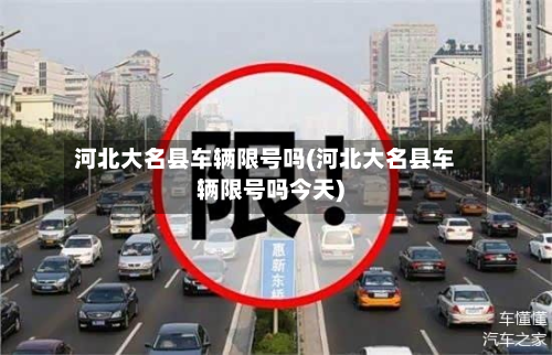 河北大名县车辆限号吗(河北大名县车辆限号吗今天)-第1张图片