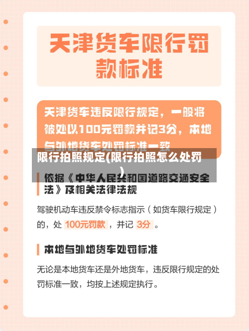 限行拍照规定(限行拍照怎么处罚)-第1张图片