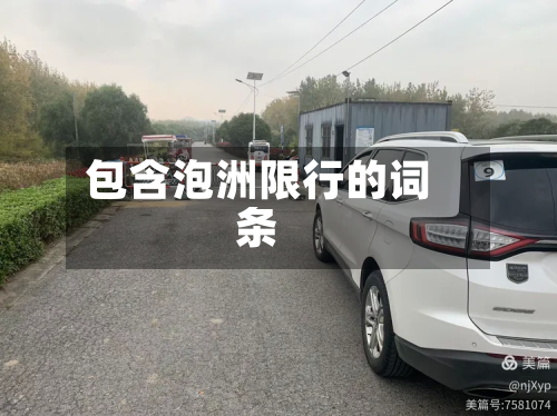 包含泡洲限行的词条-第1张图片